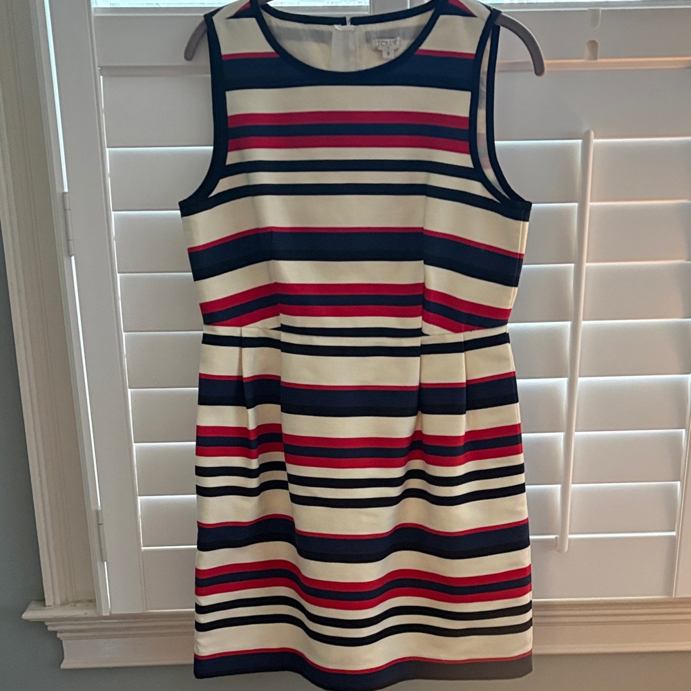 J. Crew Multicolor Striped Mini Dress
